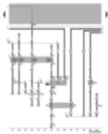 Wiring Diagram  VW NEW BEETLE 2003 - Fuses - fuel pump - coolant shortage indicator sender